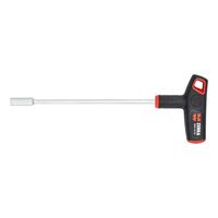 T Handle 2 Component Hexagon Drive | Chrome Plated | Asymmetric Grip | 265mm Length | by Wurth