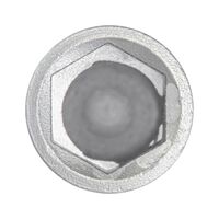 T Handle 2 Component Hexagon Drive | Chrome Plated | Asymmetric Grip | @Each by Wurth