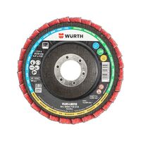 3D Non-Woven Lamella Flap Disc | 115mm Diameter | Rugged Fiberglass Backing | Iron & Chlorine Free | by Wurth