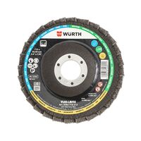 3D Non-Woven Lamella Flap Disc | 115mm Diameter | Rugged Fiberglass Backing | Iron & Chlorine Free | by Wurth