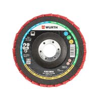 3D Non-Woven Lamella Flap Disc | Coarse Design | 125 mm Diameter | Brown Color | by Wurth