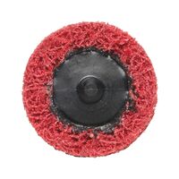 Longlife Mini Coarse Nylon Abrasive Fleece Disc | 50mm Diameter | Ceramic Abrasive Grain | Dark Red Color | by Wurth