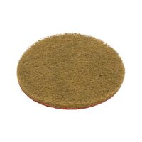 Fleece Hook and Loop Disc | P180 Grid | Medium Design | Yellow | by Wurth