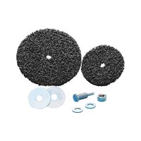 Nylon Sanding Fleece Disc | Coarsely Structured | Flexible Abrasive | Black | by Wurth