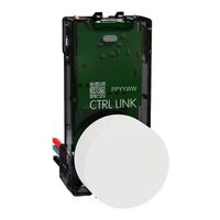 Clipsal Solis T Series Rotary Adaptor | Matt White Ceramic | Flush Mount | Rotary Control | @Each of 1 | by Clipsal