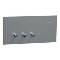 Clipsal Solis T Series Flush Switch | 3 Gang Toggle | 230V-240V | Polished Ceramic Finish | @Each of 5 | by Clipsal