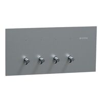 Clipsal Solis T Series Flush Switch | 4 Gang | 1-Way/2-Way Function | 230V-240V | @Each of 5 | by Clipsal