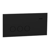 Clipsal Solis Flush Switch | 3 Gang | 230V-240V | 10AX 1-Way/2-Way | Zen Black | @Each of 5 | by Clipsal