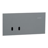 Clipsal Solis T Series 2 Gang Horizontal Grid Plate | Polished Ceramic | Platinum Finish | @Each of 1 | by Clipsal