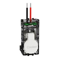 Clipsal Solis T Series Push-Button Adaptor | Polished Ceramic Finish | RCM Certified | @Each of 1 | by Clipsal