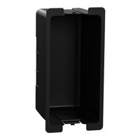 Insulating Deep Shroud 120mm | Durable Nylon | Wall Mounted | Black | @Each of 20 | by Clipsal