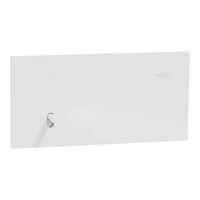 Clipsal Solis T Series Flush Switch | 1 Gang Toggle | 230V-240V | Polished White Ceramic | @Each of 1 | by Clipsal