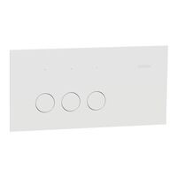 Clipsal Solis Flush Switch | 3 Gang | 10AX 1-Way/2-Way | Horizontal Mount | @Each of 5 | by Clipsal