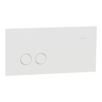 Clipsal Solis Flush Switch | 2 Gang | 10AX 1-Way/2-Way | 230V-240V | Zen White | @Each of 10 | by Clipsal