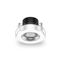 4w 24 Volt DC CV Mini Adjustable LED Downlight -White - Cool White
