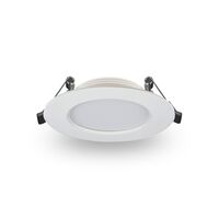 8W LED Downlight w/Dimm Driver - 110Deg beam - White - TRI-CCT