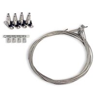 1m Panel Suspension Cable Kit - 4x Striaght 1m Droppers