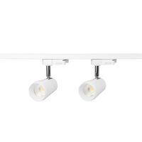 10W LED Dimmable Track Mounted Spotlight  - WH/60deg/WW