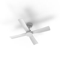 52 inch (1320mm) 4 blade 40W DC ceiling fan white