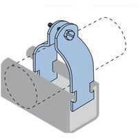 P2037SS TWO PIECE CHANNEL CLAMP 49mm SS