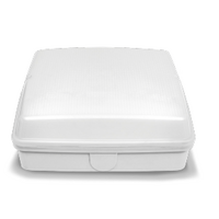 27W/17W LED Square polycarbonate bulkhead IP65 - w/sensor and corridor function