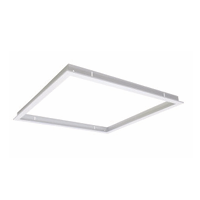 Plaster Recessed Frame 600x600 WHITE to suit panels (PRE-ASSEMBLED)