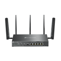 TP-LINK OMADA AX3000 4G+ WI-FI 6 DUAL-BAND GIGABIT VPN ROUTER, GbE LAN/WAN(5), POE+, 5YR