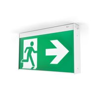 Ektor Mercury 40M Jumbo emergency LED exit - PRO - Black