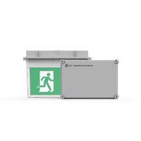 Mercury Pro Exit Light with remote driver and battery in IP65 case