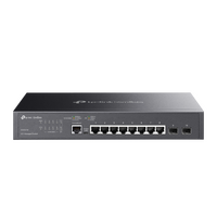 TP-LINK OMADA 8-PORT MANAGED GIGABIT L2+ RACK SWITCH, GbE(8), SFP(2), 5YR