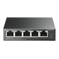 TP-LINK 5-PORT UNMANAGED GIGABIT SWITCH, POE(4), 40W, METAL CASE, 5YR