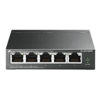 TP-LINK 5-PORT UNMANAGED GIGABIT SWITCH, POE+(4), 65W, METAL CASE, 5YR