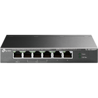 TP-LINK 6-PORT UNMANAGED GIGABIT SWITCH, POE+(3), POE++(1), 64W, METAL CASE, 5YR