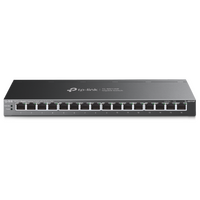 TP-LINK 16-PORT UNMANAGED GIGABIT SWITCH, POE+(16), 120W, METAL CASE, 5YR