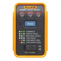 SOCKET TESTER AUDIBLE/VISUAL RCD CHECK, CATII 300V