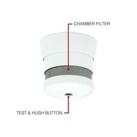 Nano 10 Year Battery Operated Photoelectric Smoke Alarm