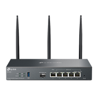 TP-LINK OMADA AX3000 DUAL-BAND GIGABIT VPN ROUTER, GbE SFP(1),WAN(1), LAN/WAN(4), 5YR