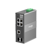 TP-LINK OMADA 6-PRT INDUS MANAGED GIGABIT SWITCH, GbE (4), SFP COMBO(1), SFP(1), 5YR