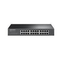 TP-LINK MERCUSYS 24-PORT GIGABIT DESKTOP/RACKMOUNT SWITCH, GbE(24), METAL CASE, 5YR