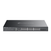 TP-LINK OMADA 24-PORT MANAGED 2.5G L2+ RACK SWITCH, POE+(16),POE++(8), 10GSFP+(4),500W,5YR
