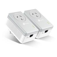 TP-LINK AV600 AC PASS THROUGH STARTER KIT WITH INTERGRATED POWER SOCKET, UPTO 600 Mbps 3YR