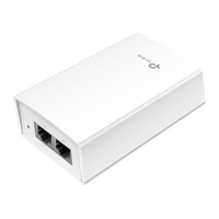 TP-LINK OMADA 48V 24W PASSIVE POE INJECTOR ADAPTOR, 3YR