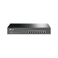 TP-LINK 8-PORT UNMANAGED GIGABIT DESKTOP/RACKMOUNT SWITCH, POE+(8), 126W, METAL CASE, 5YR