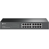 TP-LINK 16-PORT EASY SMART GIGABIT SWITCH, METAL CASE, 5YR