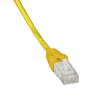Cat6 Patch Cord U/UTP 1M PVC, YELLOW