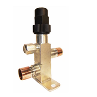 Double plated steel Capped Line Valve c/w Access - 1/2 ID
