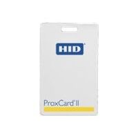 RF Proximity Card HID ProxCard II | 125 kHz Frequency | Vertical Slot Punch | White Gloss Finish | @Pack of 100 | by Dicker Data