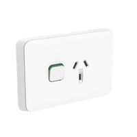 SKIN SKT Sw Horiz SGL 10A 250V