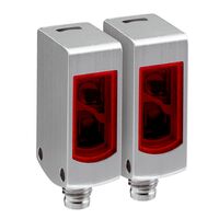 WE4S-3N1330V, Through beam switch, Inox, receiver, Pin-Point LED, NPN, light switching, 2 m cable, 3 wire
