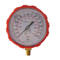 CO2 service manifold pressure gauge 1/4 MNPT